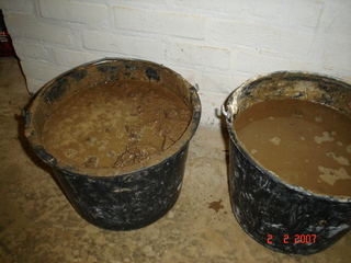 Leem voor het bouwen van stenen en muren